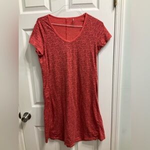 Toad&Co Short Sleeve Organic Cotton and Tencel Dress Sz L